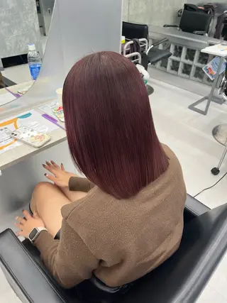 カラー pink hair 🩷mayu🩷のヘアスタイル
