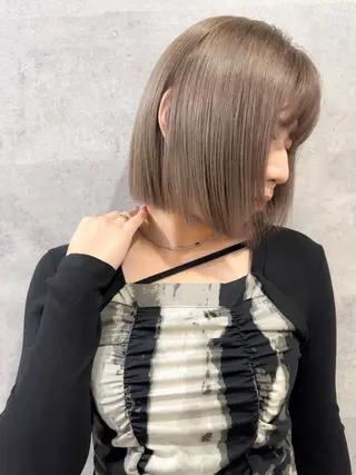 ミディアム カラー Grow by NYNY 打越裕樹のヘアスタイル