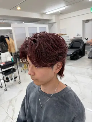メンズ 大阪梅田メンズパーマ はずきのヘアスタイル