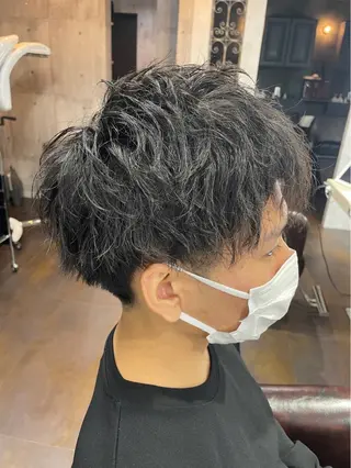 パーマ メンズ 小川 恭加のヘアスタイル