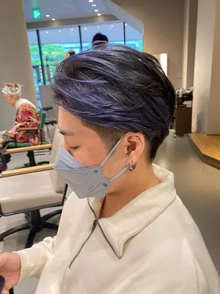 ショート カラー メンズ unopulir 景山　凌のヘアスタイル