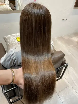 ロング カラー 山本 マサキのヘアスタイル