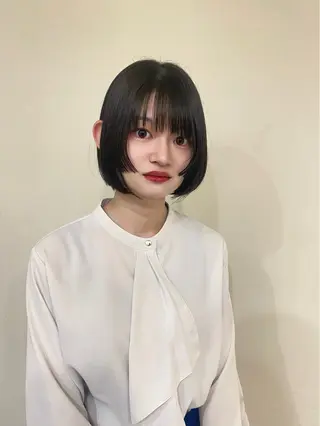 カラー ゆいな/大阪🎀 透明感カラー😳🫧のヘアスタイル