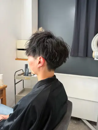 ショート パーマ メンズ Meteor 店長 祝田涼太のヘアスタイル