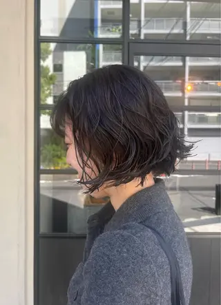 ショート パーマ 井本 早紀のヘアスタイル