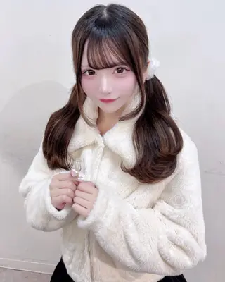 ロング ヘアアレンジ 無料カットモデル💞 ピンク💞みどりのヘアスタイル