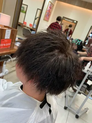 ショート 韓国レイヤー 池田一之のヘアスタイル