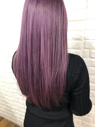 ロング カラー famille ファミーユのヘアスタイル
