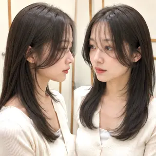 ロング カラー 🩰Kurumi🩰 レイヤーカットのヘアスタイル