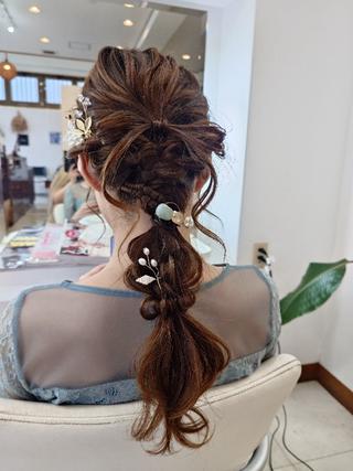 ヘアアレンジ ロング ｷﾝｼﾞｮｳ ｴﾅﾐのヘアスタイル