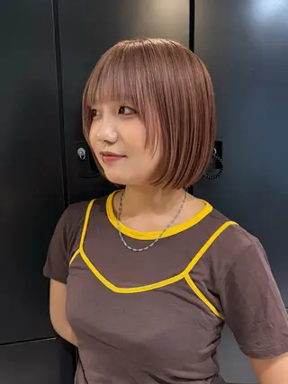 ミディアム カラー レイヤー/メンズ/ kaedeのヘアスタイル