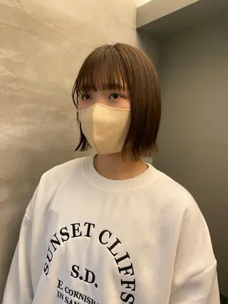 ショート ムナカタ アカリのヘアスタイル