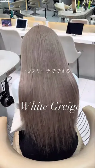 ロング カラー あいり／艶髪 、透明感カラー🩶のヘアスタイル