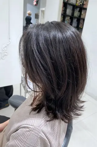 ミディアム 六丁の目/伊藤 /大人可愛いショートのヘアスタイル