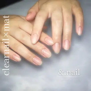 ネイル &.nail/ ニュアンス/持込み可のネイルデザイン