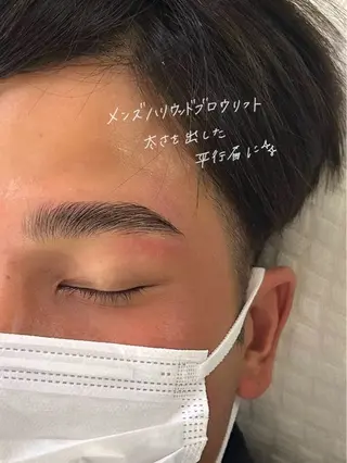 メンズ アイブロウ 吉祥寺kasumi 🌛eye/browのマツエク・マツパデザイン