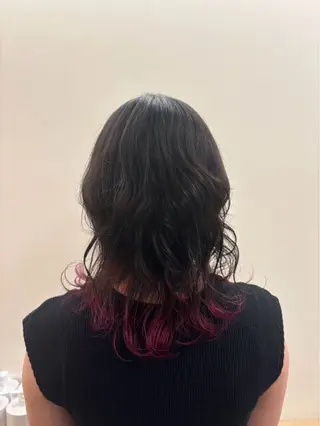 カラー モデル募集中🪽*. ￤謝花 卯依のヘアスタイル