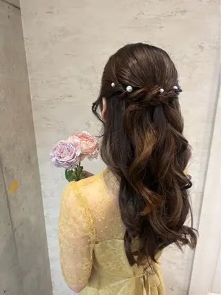 ロング ヘアアレンジ 美髪× ヘアセット✨Araiのヘアスタイル