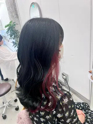 ロング カラー 暖色カラー／ ヘアセット🌛櫻井舞のヘアスタイル