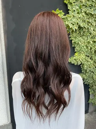 セミロング カラー 佐々木 浩之のヘアスタイル