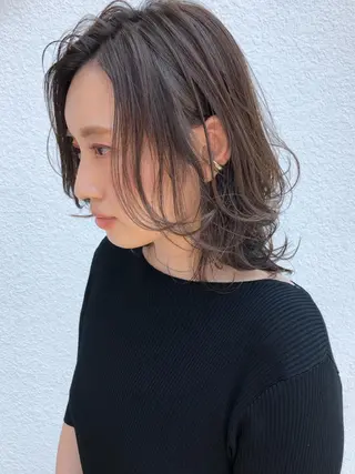ミディアム peige 斉藤✨大人ヘアー✨のヘアスタイル