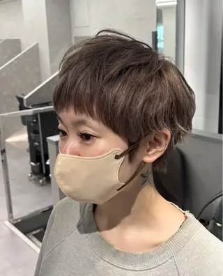 ショート カラー ハイトーン×似合わせ Shoseiのヘアスタイル