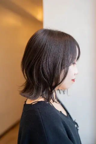 ミディアム カラー Lazo/ 原弥和子のヘアスタイル