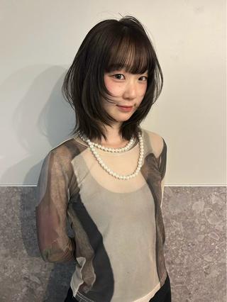 ショート umu./ワンカラー /ricoのヘアスタイル