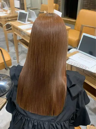 ロング パーマ 鍋島 平のヘアスタイル