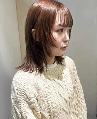 ミディアム カラー ヘアアレンジ 💟Opus // Mizuki🐕のヘアスタイル