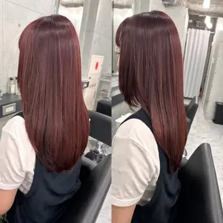 ロング カラー Endearing 銀座/レイヤーカットのヘアスタイル