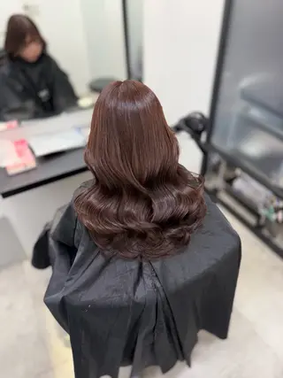 セミロング カラー ダブルカラー｜ なおき｜池袋美容師のヘアスタイル