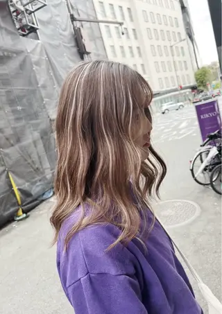 セミロング カラー 指名数No.1 /NAOYAのヘアスタイル