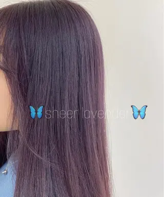 ロング カラー 銀座メンズ専門🖤 叶奈々のヘアスタイル