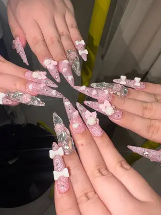 ネイル 33nail✴️栄 スミレ❇️Gel-xのネイルデザイン