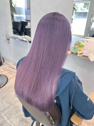 ロング カラー 竹森 鈴乃のヘアスタイル