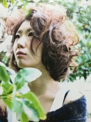 ミディアム カラー パーマ mai /Lita中央橋のヘアスタイル