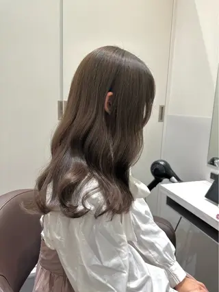 セミロング カラー 矢野 晃平のヘアスタイル