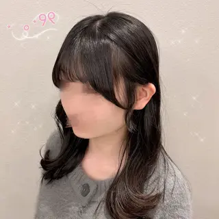 ミディアム 顔周り/ガーリー /ヘアメ/あつはのヘアスタイル
