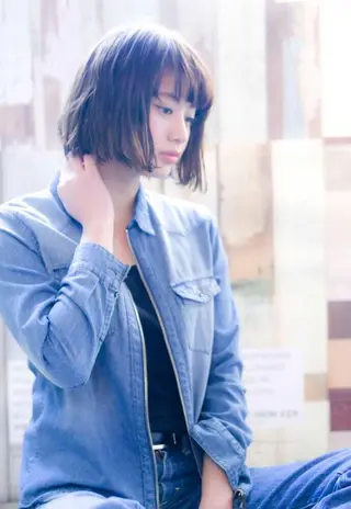 ミディアム カラー ryota .のヘアスタイル