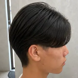 メンズ シースルーマッシュ 🍒毛流れ🖤アヤネのヘアスタイル
