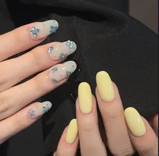 ネイル By moonネイル 🌷ワンホン/韓国風のネイルデザイン