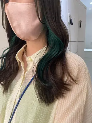 ロング カラー 大人ボブと似合 わせカラー/馬場 翼のヘアスタイル