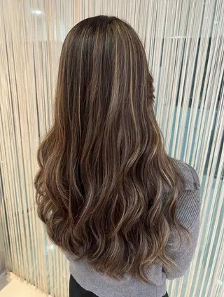 ロング カラー 大島 龍興のヘアスタイル