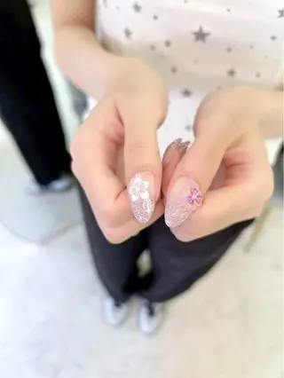 ネイル 【岐阜🦋】 キラキラネイル✨あゆのネイルデザイン