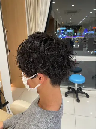 パーマ メンズ メンズカット/パ ーマ/スズキショウタのヘアスタイル