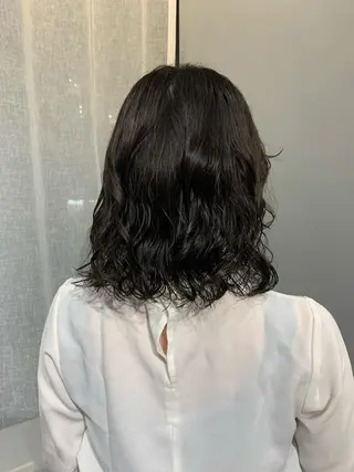 パーマ ボブパーマコテ巻き風 パーマNo1深江秀平のヘアスタイル