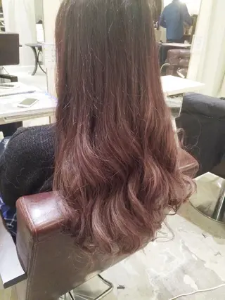 ロング カラー たまプラーザ駅 YAMATOのヘアスタイル