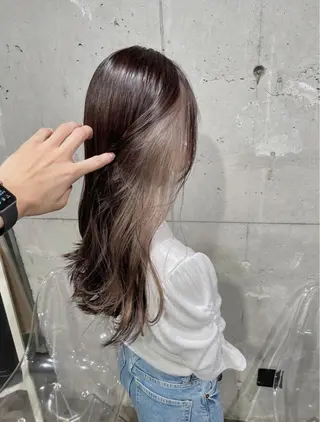 ロング カラー ベージュカラー💖 やすひろのヘアスタイル