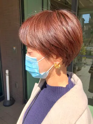 ショート カラー ブリーチモデル募集中 小柴のヘアスタイル